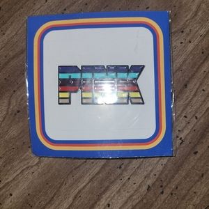 Victoria's Secret PINK Promo Rainbow Enamel Pin "Good Vibes"